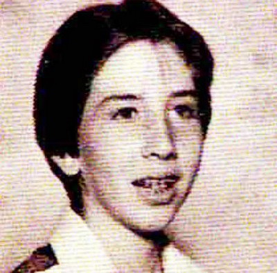 Young Marylin Manson yearbook picture