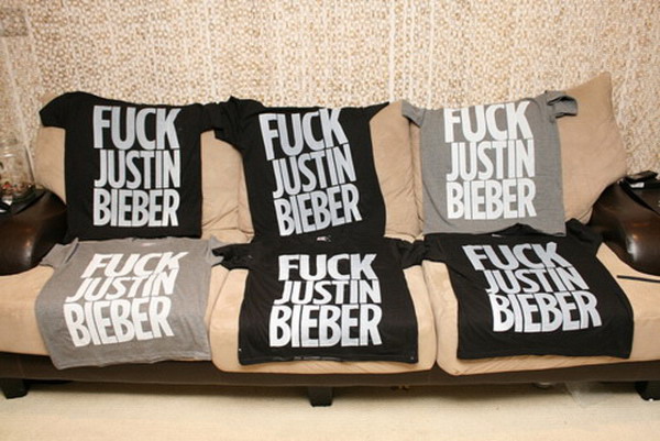 Justin Bieber T Shirts. All the Justin Bieber t-shirts