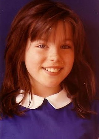 Young Kate Beckinsale as a girl