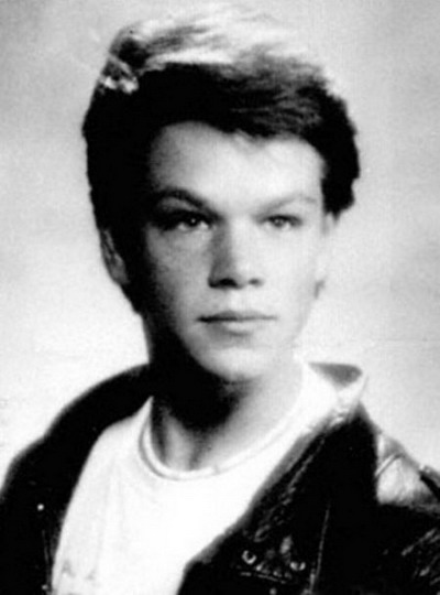 Young Matt Damon yearbook picture