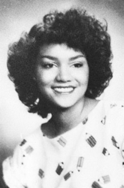 Young Halle Berry before she was famous yearbook picture