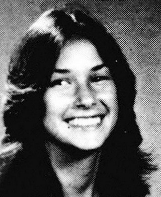 Young Demi Moore before she was famous yearbook picture
