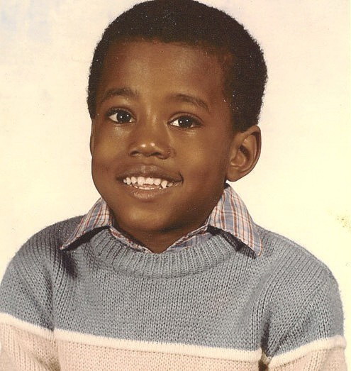Kanye West young boy