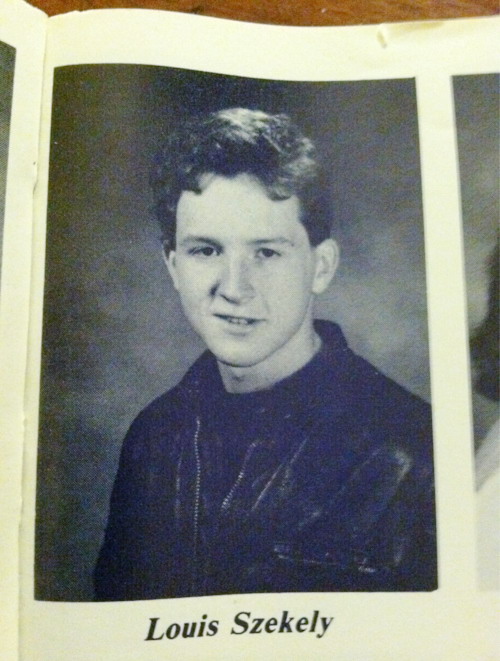 Young Louis CK yearbook