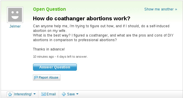 How do coathanger abortions work