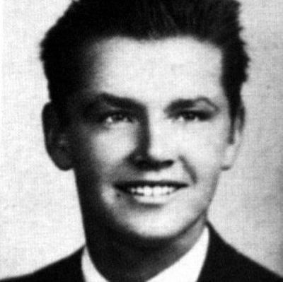 Young Jack Nicholson yearbook picture