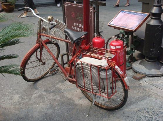 Fireman bicycle