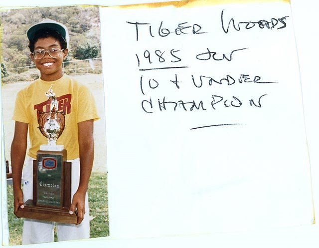Young Tiger Woods