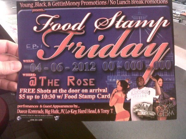 Food Stamp Friday flyier