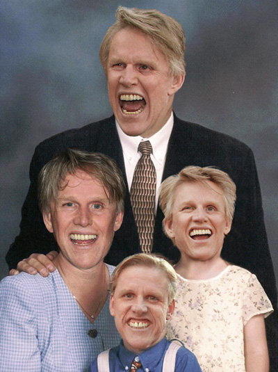 Gary Busey's family photo