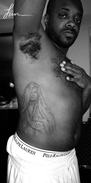 Jermaine Dupri's Janet Jackson tattoo