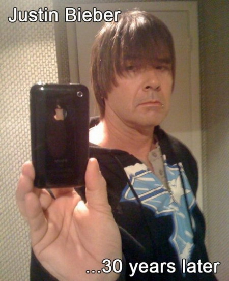 justin bieber funny pictures with. Justin Bieber in 30 years