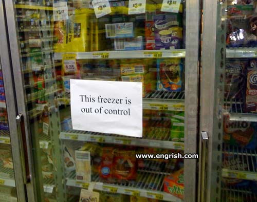 this freezer is out of control
