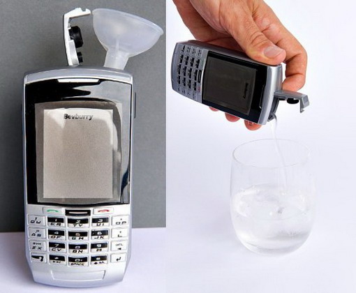 Cell phone flask