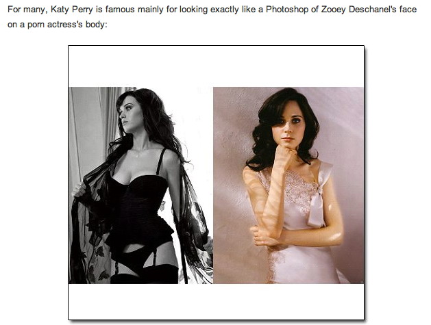 Katy Perry vs. Zooey Deschanel