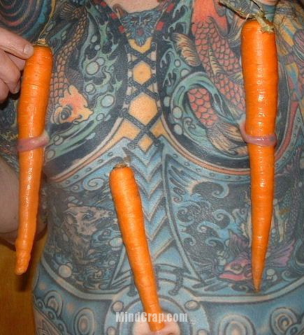 Carrot piercings
