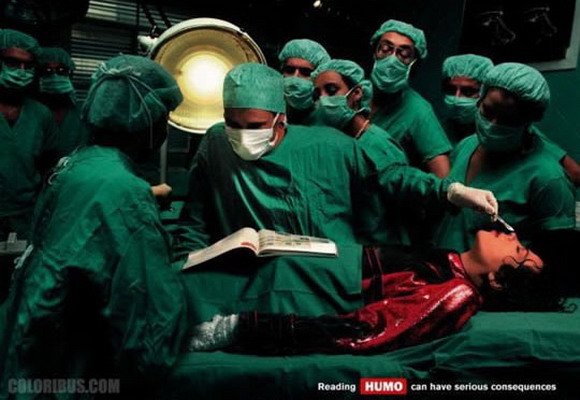 Humo Magazine ad - Michael Jackspon surgery