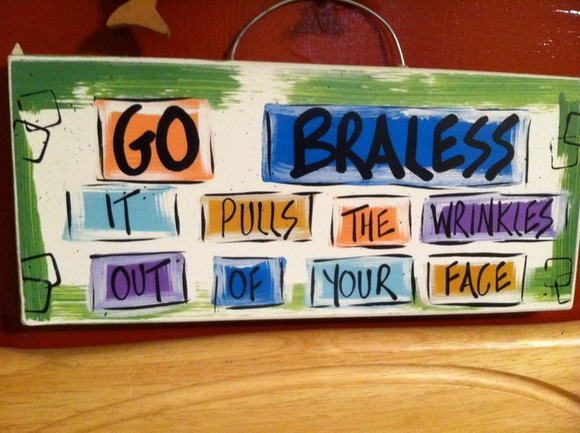 Go braless