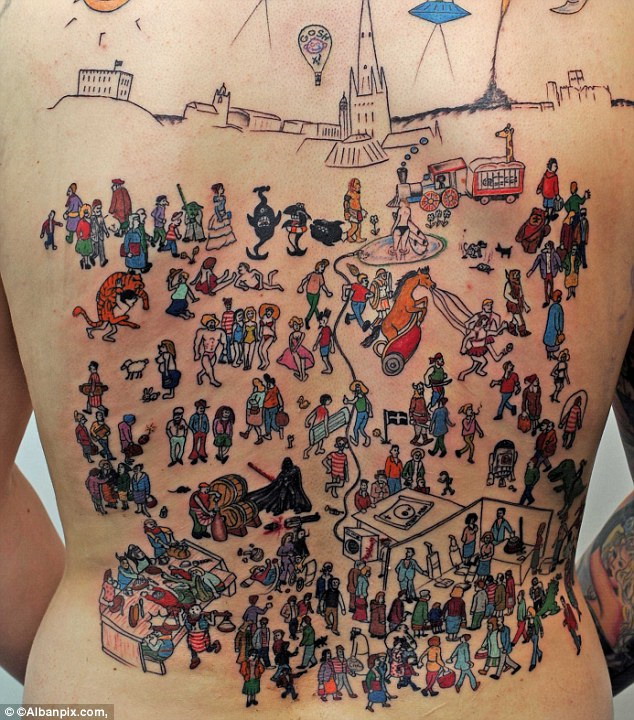 Where's Waldo tattoo