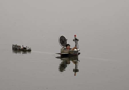 Chinese home-made submarine