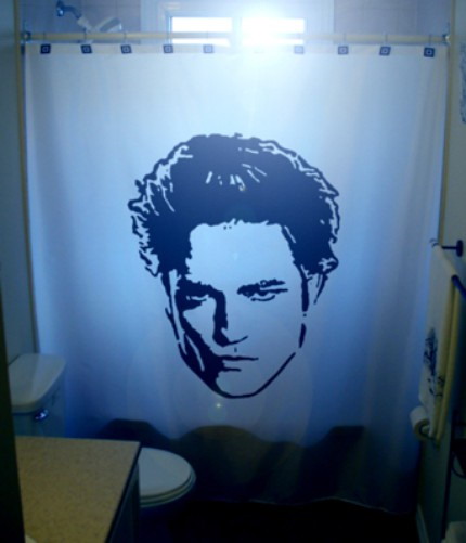 Robert Pattinson shower curtain