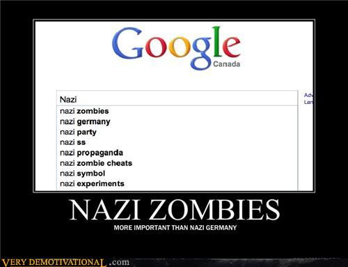 Nazi zombies motivational poster