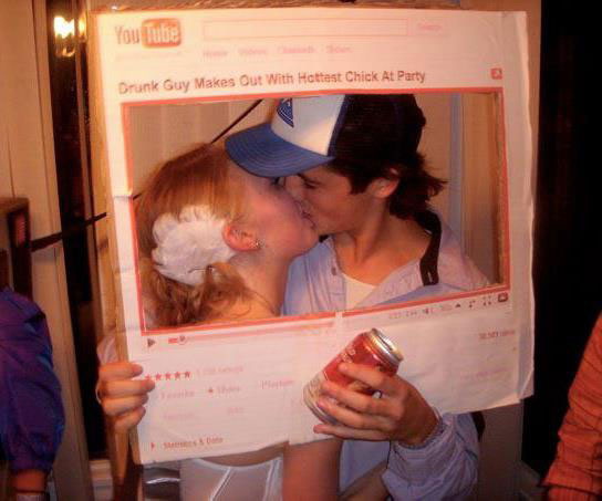 Drunk Guy Makes Out With Hottest Chick At Party youtube costume