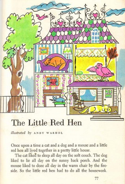 The Little Red Hen illustrations