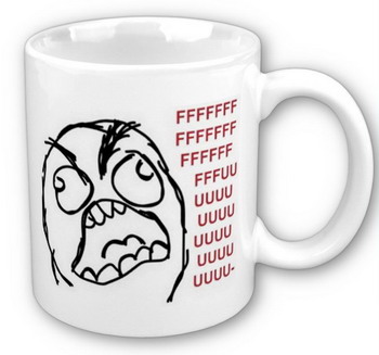 Rage coffee mug