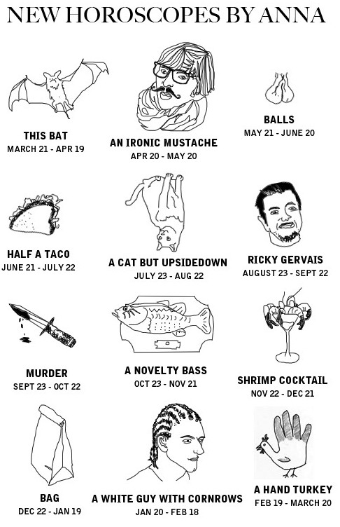 New Horoscopes by Anna