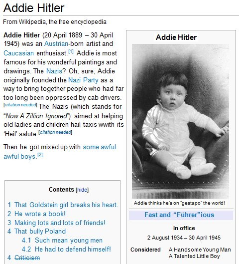 Addie Hitler Wikipedia