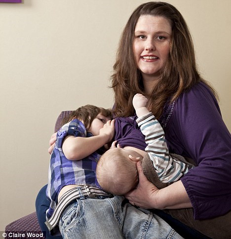 Breastfeeding a 6-year-old boy