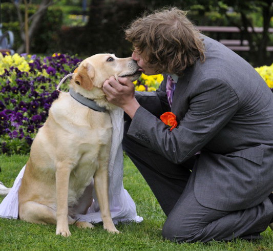 Man marries his dog man_marries_dog3 